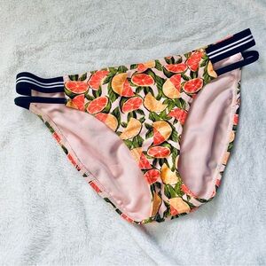 Target Xhilaration Medium Citrus Print Bikini Bottoms